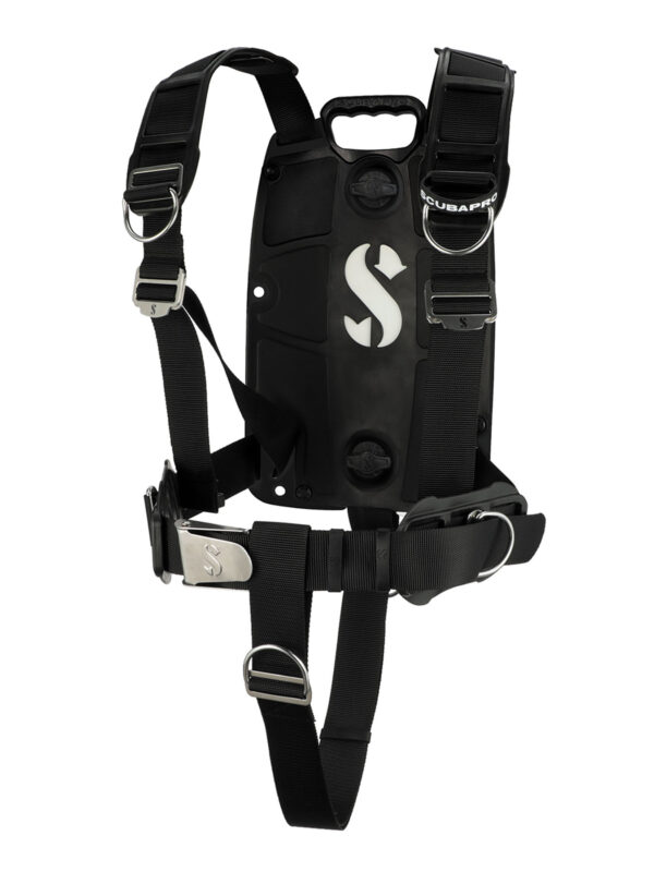 S-Tek Pro Harness mit Backplate Aluminium