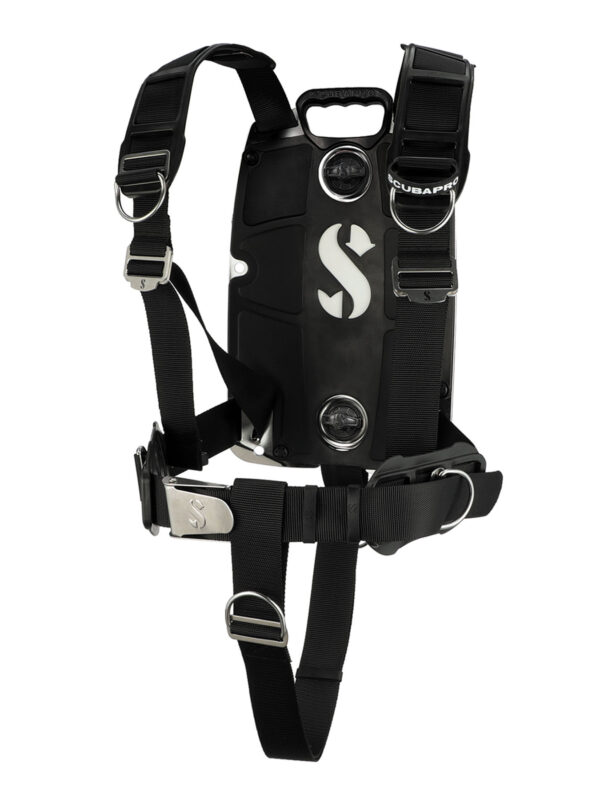 S-Tek Pro Harness mit Backplate Edelstahl